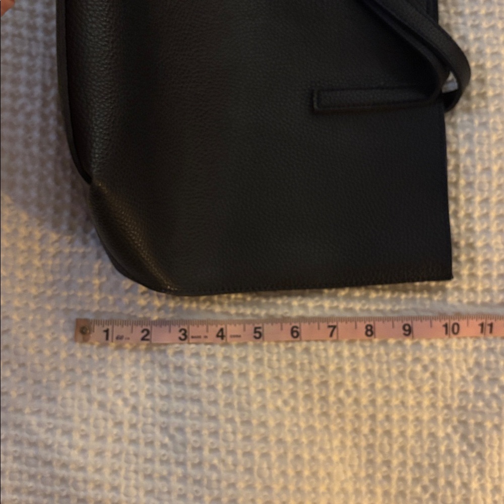 Katie Loxton Vegan Leather Dark Navy Tote Bag, EUC - Picture 7 of 7